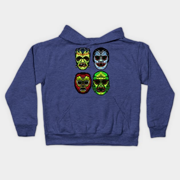 monstermania Kids Hoodie by ofthedead209